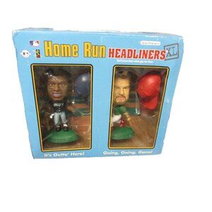 Home Run Headliners XL Ken Griffey Jr. Mark McGwire Baseball Figurines 1998
